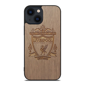 LIVERPOOL FC FOOTBALL CLUB WOODEN LOGO iPhone 13 Case