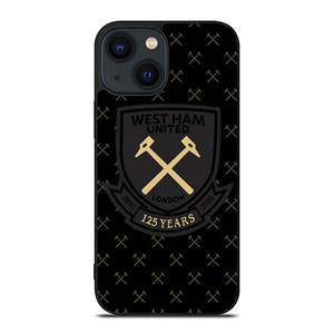WEST HAM UNITED BLACK LOGO iPhone 13 Case