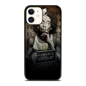 BOB MARLEY JAMAICAN MARIJUANA iPhone 12 Case BOB MARLEY JAMAICAN MARIJUANA iPhone 12 Case