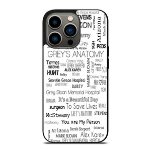 GREY'S ANATOMY STORY iPhone 13 Pro Case GREY'S ANATOMY STORY iPhone 13 Pro Case