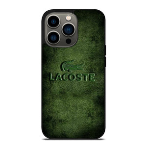 LACOSTE LOGO EMBOSSED LEATHER iPhone 13 Pro Case LACOSTE LOGO EMBOSSED LEATHER iPhone 13 Pro Case