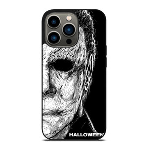 MICHAEL MYERS FACE HALLOWEEN FACE ART iPhone 13 Pro Case