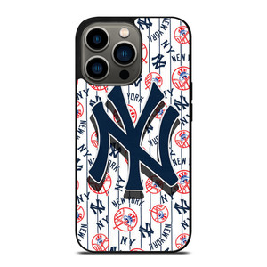 NEW YORK YANKEES TEAM BASEBALL LOGO iPhone 13 Pro Case NEW YORK YANKEES TEAM BASEBALL LOGO iPhone 13 Pro Case