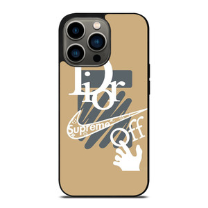 OFF WHITE DIOR SUPREME LOGO iPhone 13 Pro Case OFF WHITE DIOR SUPREME LOGO iPhone 13 Pro Case