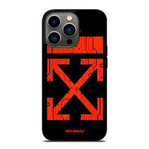 OFF WHITE RED CIRCUIT iPhone 13 Pro Case