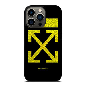 OFFWHITE LOGO YELLOW iPhone 13 Pro Case