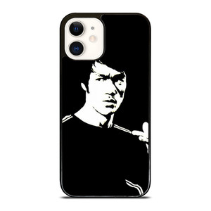 BRUCE LEE BLACK WHITE iPhone 12 Case