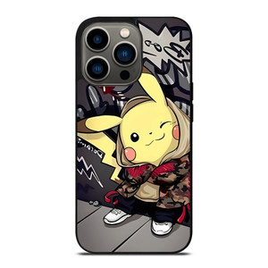 PIKACHU CAMO HOODIE iPhone 13 Pro Case