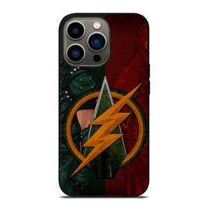THE FLASH GREEN ARROW LOGO DC iPhone 13 Pro Case