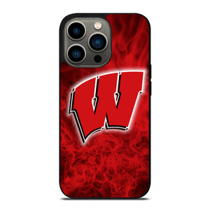 WISCONSIN BADGER LOGO iPhone 13 Pro Case WISCONSIN BADGER LOGO iPhone 13 Pro Case