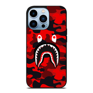 CAMO BAPE RED iPhone 13 Pro Max Case