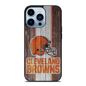 CLEVELAND BROWN WOODEN ICON iPhone 13 Pro Max Case