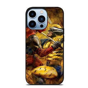DEADPOOL VS WOLVERINE MARVEL iPhone 13 Pro Max Case DEADPOOL VS WOLVERINE MARVEL iPhone 13 Pro Max Case