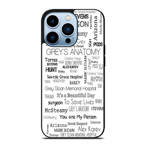 GREY'S ANATOMY STORY iPhone 13 Pro Max Case