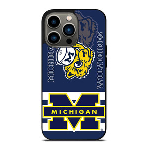 MICHIGAN WOLVERINES 6 iPhone 13 Pro Case MICHIGAN WOLVERINES 6 iPhone 13 Pro Case
