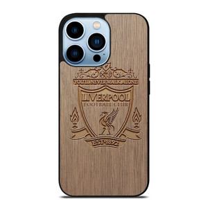LIVERPOOL FC FOOTBALL CLUB WOODEN LOGO iPhone 13 Pro Max Case