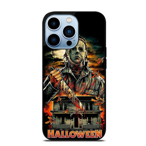 MICHAEL MYERS FACE HALLOWEEN HORROR CARTOON iPhone 13 Pro Max Case