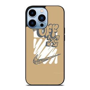OFF WHITE NIKE SUPREME LOGO iPhone 13 Pro Max Case