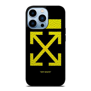 OFFWHITE LOGO YELLOW iPhone 13 Pro Max Case