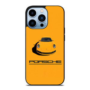 PORSCHE CAR YELLOW iPhone 13 Pro Max Case