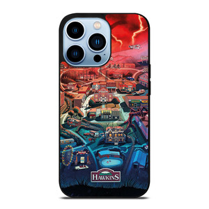 STRANGER THINGS WELCOME TO HAWKINS CARTOON iPhone 13 Pro Max Case