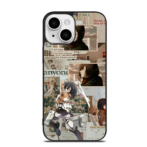 ATTACK ON TITAN MANGA ANIME MIKASA iPhone 13 Mini Case