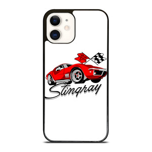 CHEVY RED CAR CARTOON iPhone 12 Case CHEVY RED CAR CARTOON iPhone 12 Case