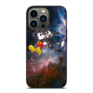 MICKEY MOUSE AND FELIX THE CAT iPhone 13 Pro Case