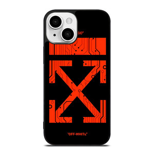 OFF WHITE RED CIRCUIT iPhone 13 Mini Case