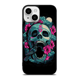 SUGAR SKULL FLOWERS TATTOO iPhone 13 Mini Case