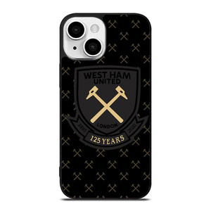 WEST HAM UNITED BLACK LOGO iPhone 13 Mini Case
