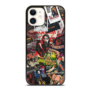 HORROR MOVIE POSTER COLLAGE 946 iPhone 12 Case HORROR MOVIE POSTER COLLAGE 946 iPhone 12 Case