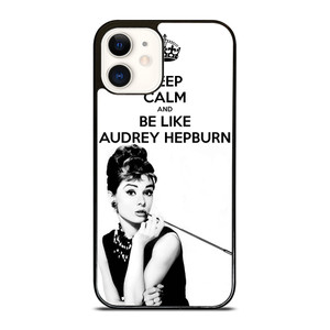 KEEP CALM AUDREY HEPBURN 946 iPhone 12 Case
