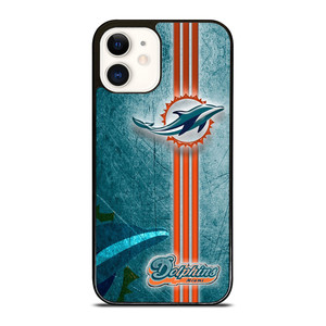 MIAMI DOLPHINS TEAM LOGO 946 iPhone 12 Case
