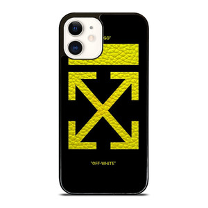 OFFWHITE LOGO YELLOW 946 iPhone 12 Case
