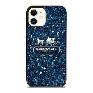 COACH NEW YORK BLUE STONE iPhone 12 Case