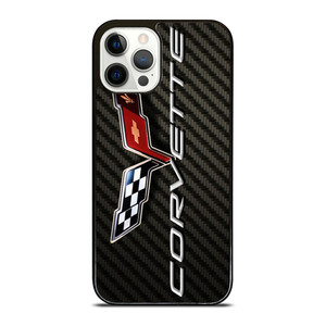 CORVETTE CHEY LOGO CARBON iPhone 12 Pro Case CORVETTE CHEY LOGO CARBON iPhone 12 Pro Case