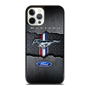 FORD MUSTANG METAL LOGO EMBLEM iPhone 12 Pro Case