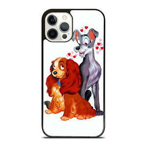 LADY AND THE TRAMP DISNEY CARTOON PAINTING iPhone 12 Pro Case LADY AND THE TRAMP DISNEY CARTOON PAINTING iPhone 12 Pro Case