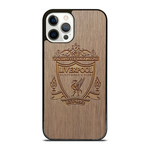 LIVERPOOL FC FOOTBALL CLUB WOODEN LOGO iPhone 12 Pro Case