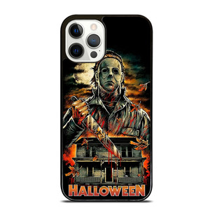 MICHAEL MYERS FACE HALLOWEEN HORROR CARTOON iPhone 12 Pro Case
