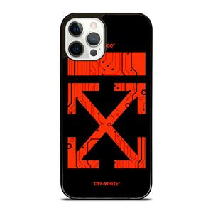 OFF WHITE RED CIRCUIT iPhone 12 Pro Case