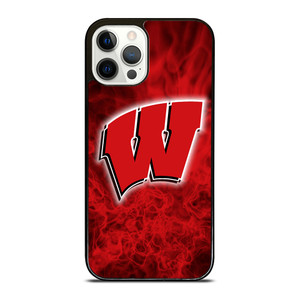 WISCONSIN BADGER LOGO iPhone 12 Pro Case WISCONSIN BADGER LOGO iPhone 12 Pro Case