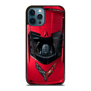 CORVETTE CHEVY RED CAR iPhone 12 Pro Max Case CORVETTE CHEVY RED CAR iPhone 12 Pro Max Case