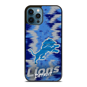 DETROIT LIONS LOGO ICON iPhone 12 Pro Max Case