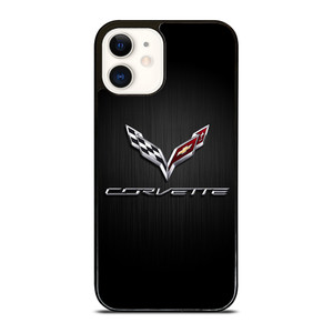 CORVETTE SYMBOLS BLACK iPhone 12 Case CORVETTE SYMBOLS BLACK iPhone 12 Case
