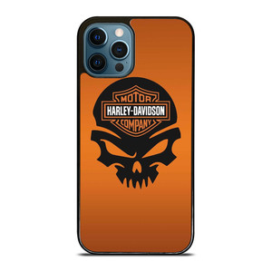 HARLEY DAVIDSON MOTORCYCLE SKULL LOGO iPhone 12 Pro Max Case