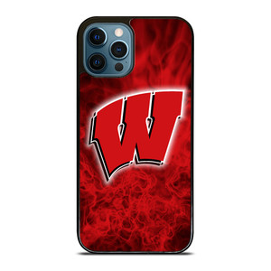 WISCONSIN BADGER LOGO iPhone 12 Pro Max Case WISCONSIN BADGER LOGO iPhone 12 Pro Max Case