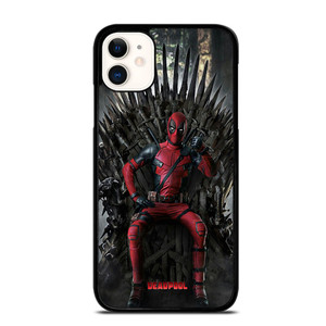 DEADPOOL THRONE MARVEL SUPERHERO iPhone 11 Case DEADPOOL THRONE MARVEL SUPERHERO iPhone 11 Case