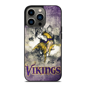 MINNESOTA VIKINGS GRUNGE LOGO iPhone 13 Pro Case